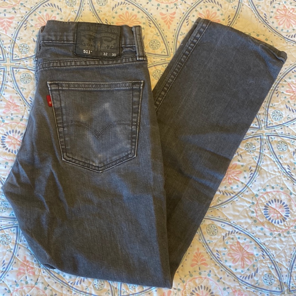 Men’s Grey Levi’s 511 Jeans